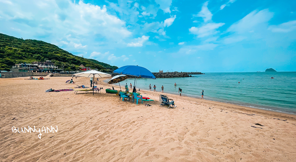 基隆外木山濱海大道，大武崙白沙灘踏浪，私房玩水看海勝地!!