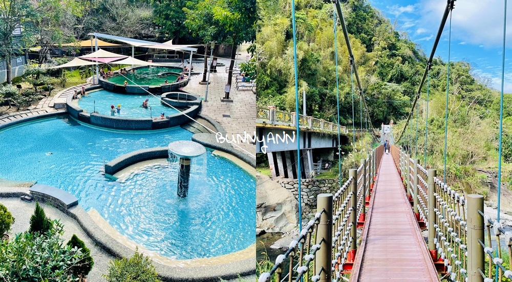 新竹尖石錦屏美人湯館雷不雷，深山裡面山景湯屋(環境)