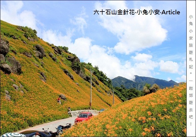 『花蓮金針花季』2011六十石山金針花季，台灣小瑞士篇。 @小兔小安*旅遊札記