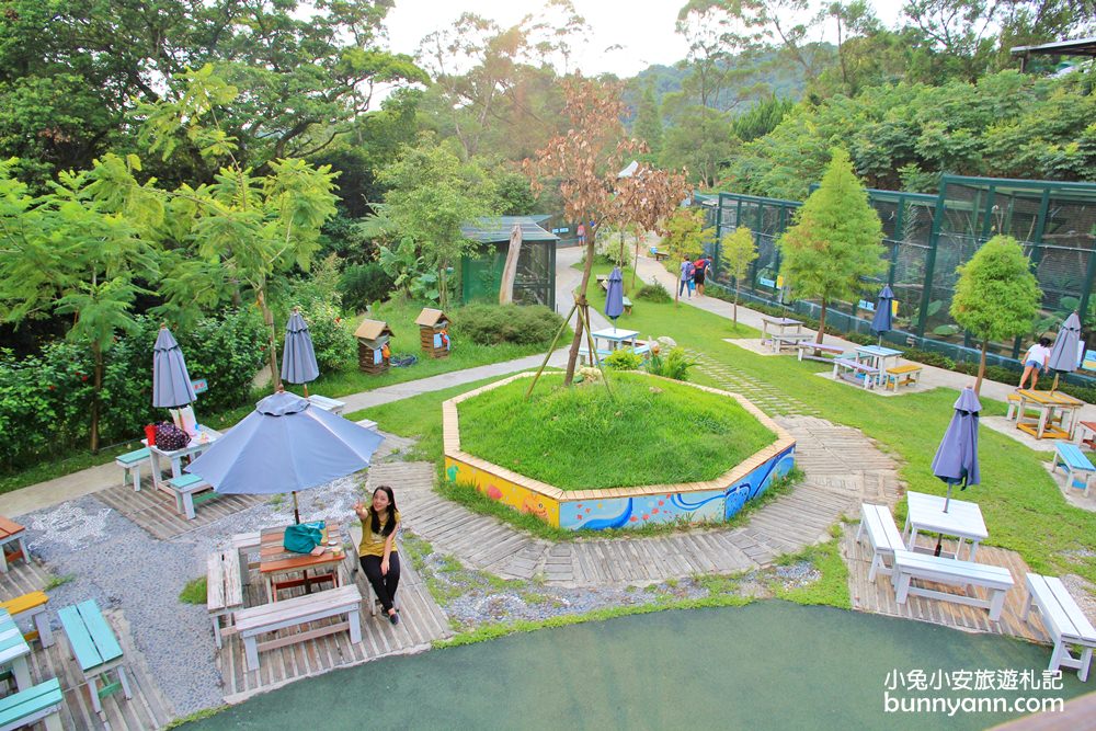 新埔森林鳥花園(已歇業)，超長森林溜滑梯、大樹屋、戲水池整個玩翻天~