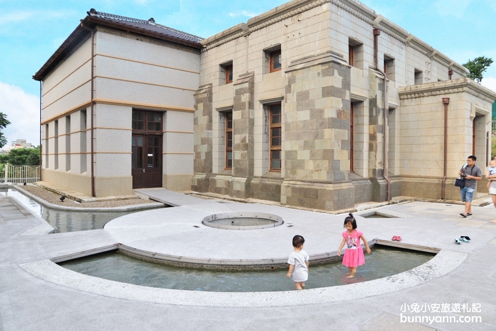 新竹景點》新竹水道取水口展示館，免費玩戲水池、溜滑梯加攀岩超好玩