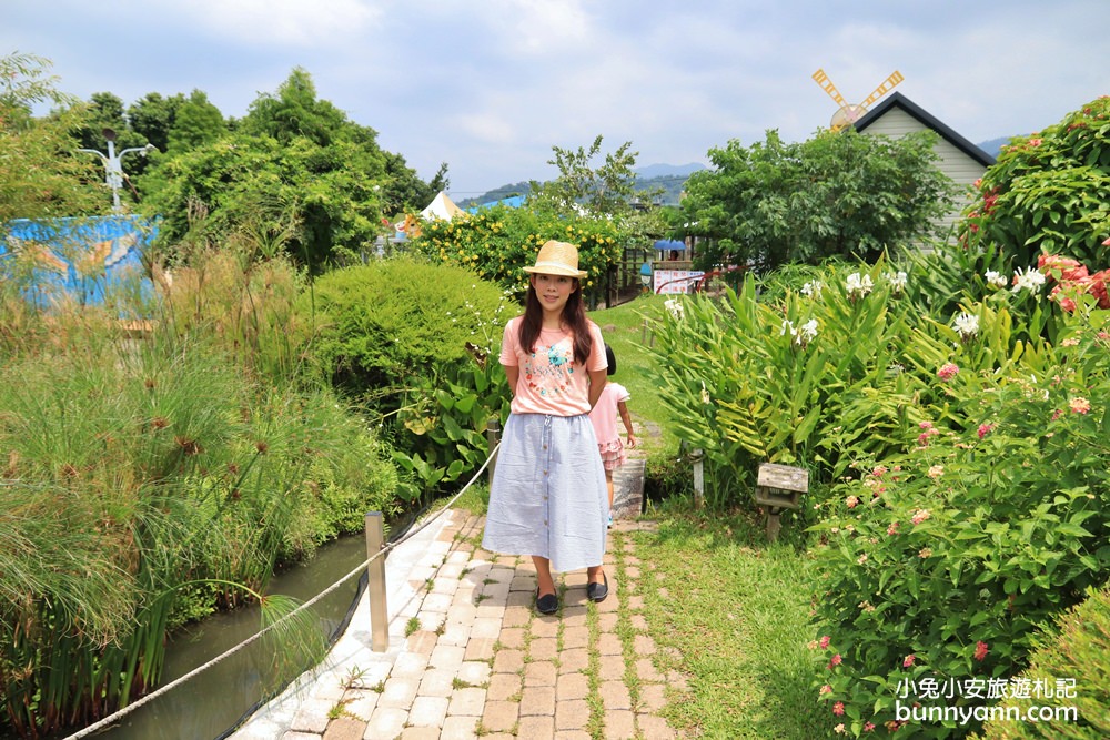 苗栗景點》棗莊可愛動物庭園，免費玩迷你農場，親子沙坑與美麗田野風光~