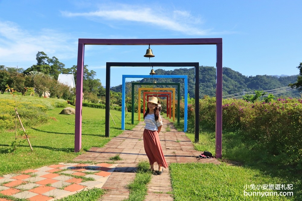 桃園景點》大溪花海農場，神秘復活島摩艾石像，全新優雅英國館秘密花園登場~