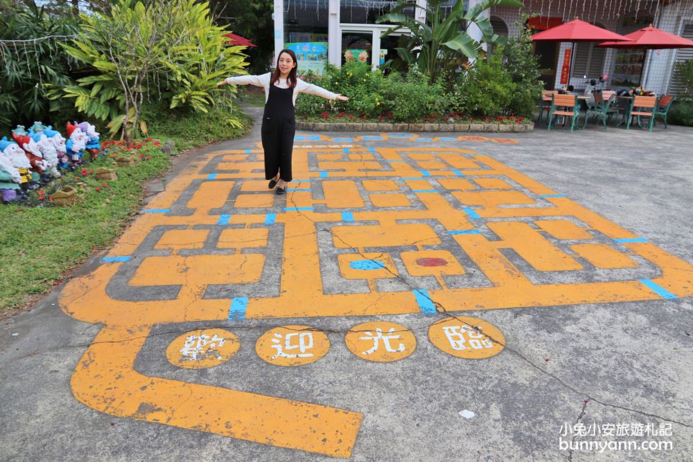 宜蘭民宿》梅花湖住宿選這！落羽松林裡童話村溜滑梯城堡，還能小溪撈蝦，下田採蔥做蔥油餅!