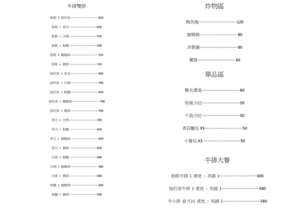 基隆》揪人來吃！月之牛炙燒牛排專賣店，海陸雙拼鮭魚和肋眼，IG美味嚐鮮~