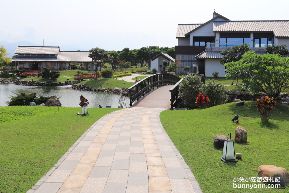 全台最大日式莊園！綠舞國際觀光飯店，餵水豚君、划船餵魚，穿上美美浴衣來渡假