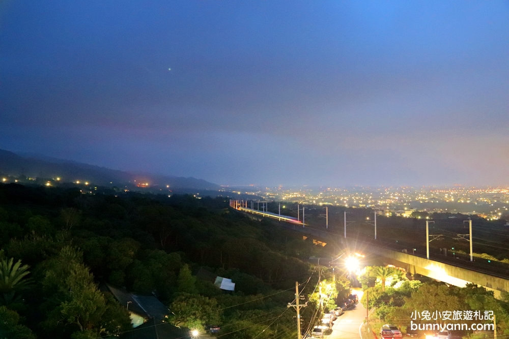 彰化【銀河鐵道望景餐廳】夢幻城市夜景、親子溜滑梯、星空帳篷超美