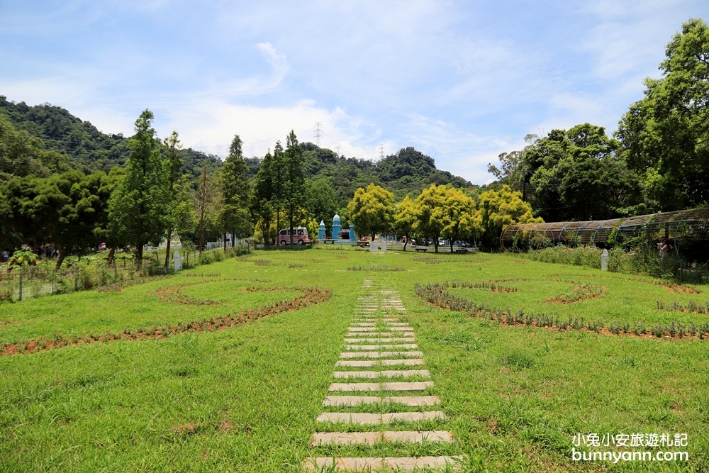 桃園景點》富田花園農場，羊駝、城堡、水上教堂一次拍個夠