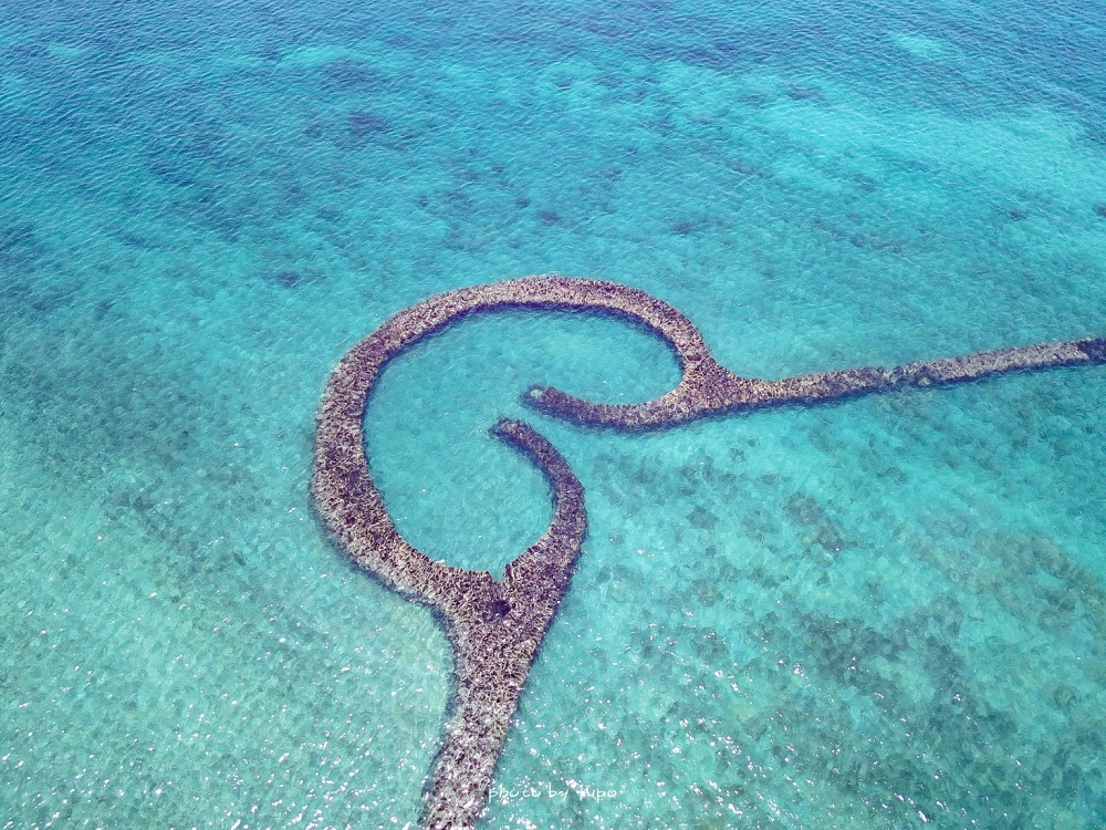 找到深海翡翠項鍊，池西虎目滬單心石滬，海岸美麗秘境。