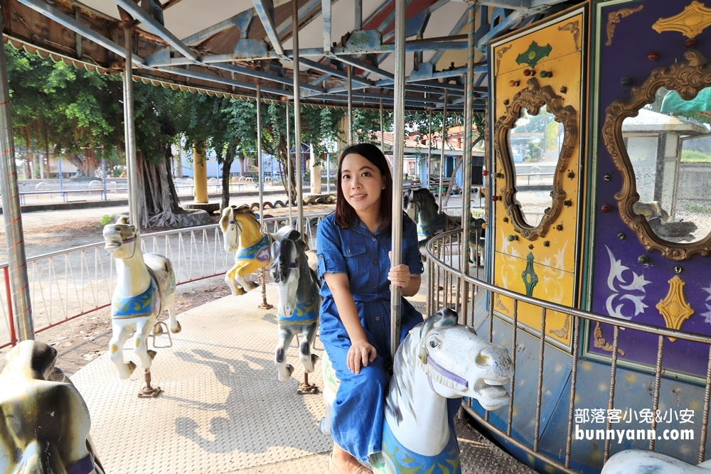 台中石頭公園，公園靈異傳說，勇闖廢棄摩天輪、太空列車探險去