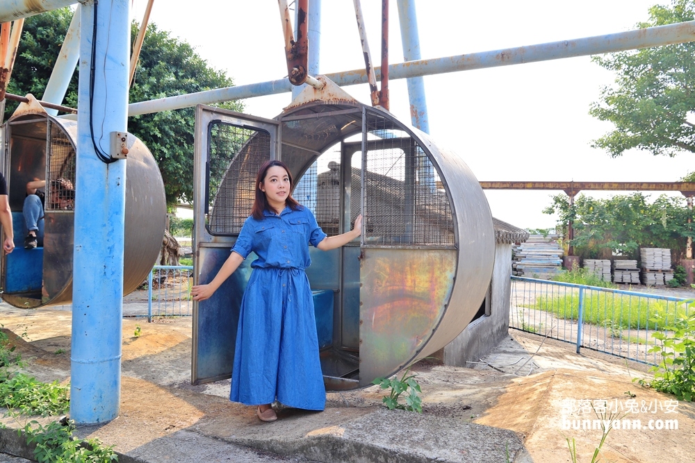 台中石頭公園，公園靈異傳說，勇闖廢棄摩天輪、太空列車探險去