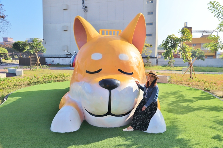 屏東勝利動物溜滑梯公園，可愛動物造型溜滑梯隨你玩