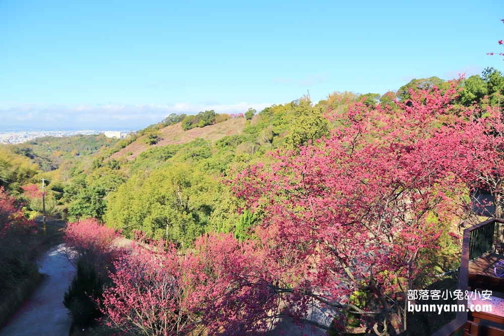 台中》戶外賞景去！流星花園景觀餐廳民宿，眺望公老坪山嵐，三層樓溜滑梯好好玩