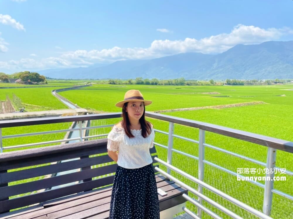 台東景點|錦園洗衣亭好美|最佳玩水田邊俱樂部|綠油油稻田好舒心