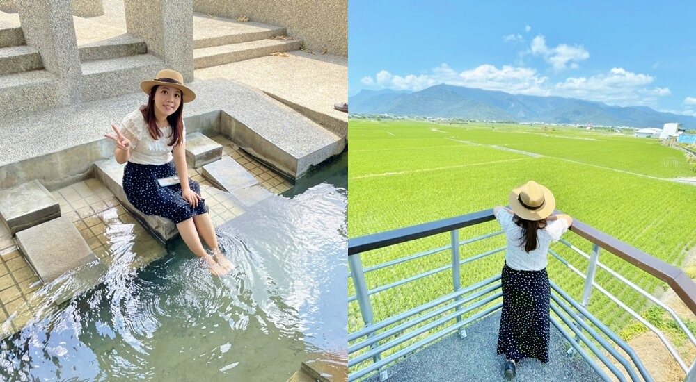 台東景點|錦園洗衣亭好美|最佳玩水田邊俱樂部|綠油油稻田好舒心 @小兔小安*旅遊札記