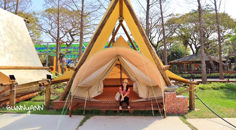 高雄淨園機場咖啡休閒農場，追飛機、玩沙子、餵小動物趣