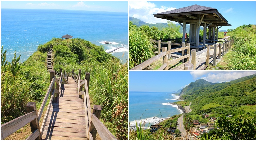 網站近期文章：花蓮【大石鼻山步道】最美的靠海龜庵山步道，看海視野非常好。