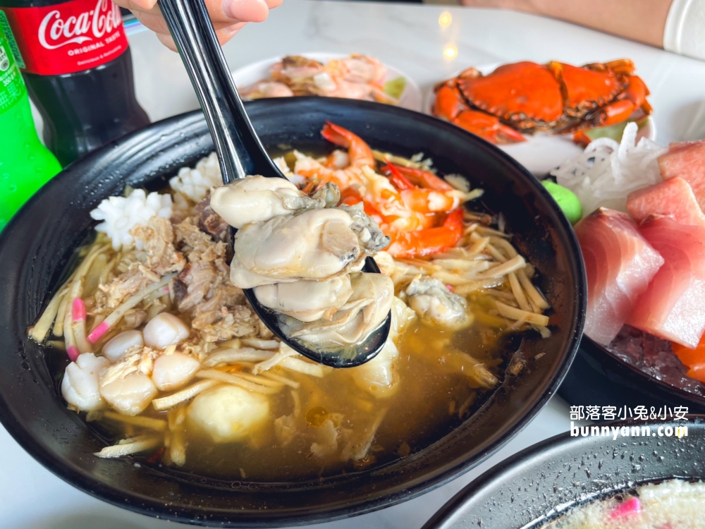 雲林美食【彭家飯湯】不僅有古早味海鮮飯湯還可吃到超頂生魚片。