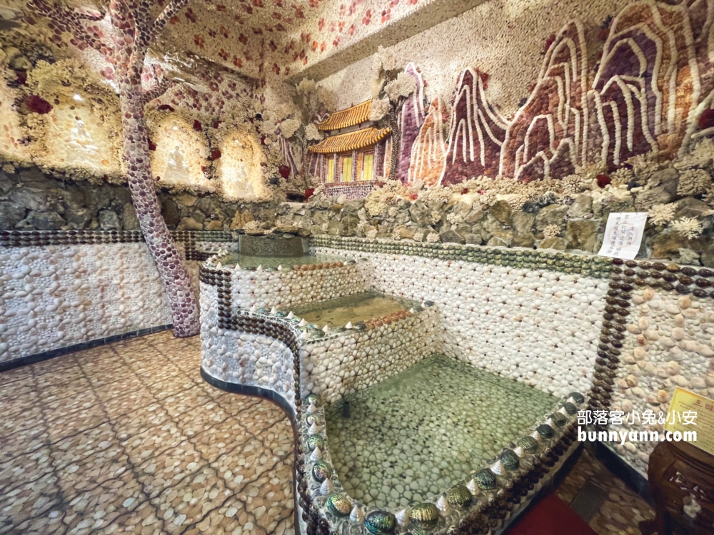 石門珊瑚貝殼廟海底龍宮，富福頂山寺全新超大貝殼廟開放