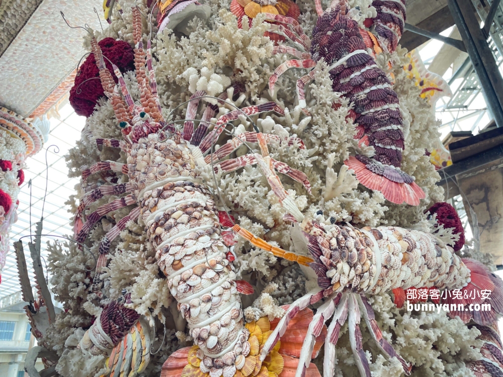 新北【台灣珊瑚貝殼廟】用大量貝殼打造的夢幻海底隧道