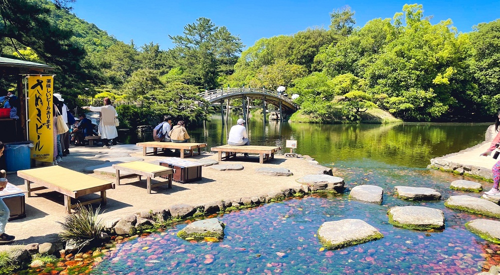 香川縣景點【栗林公園】米其林三星級日本庭院