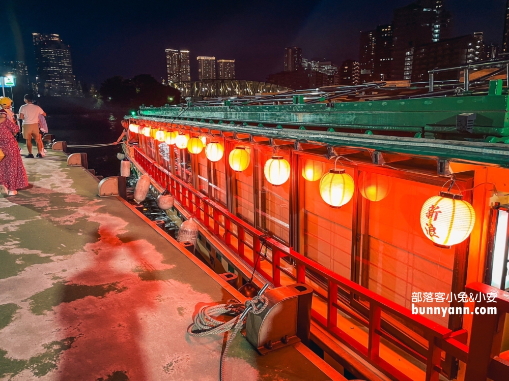 【東京灣遊船】特色屋形船，在船上吃壽喜燒晚餐，夜遊東京灣港區。