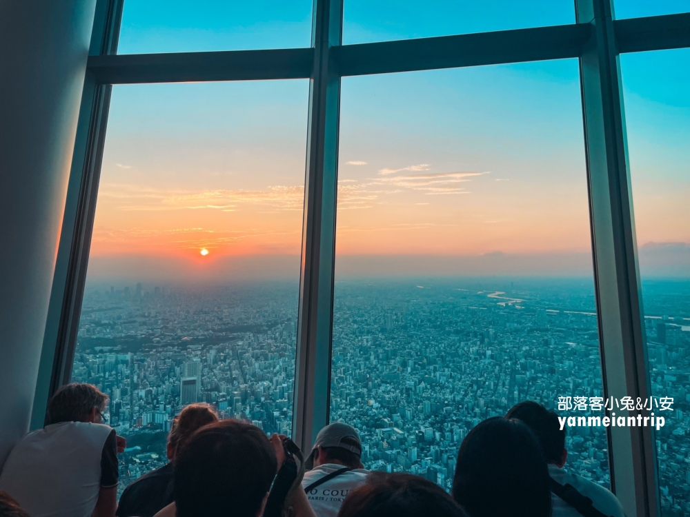 2024【東京晴空塔】人潮超級多的熱門景點，環境、門票、夕陽一次分享