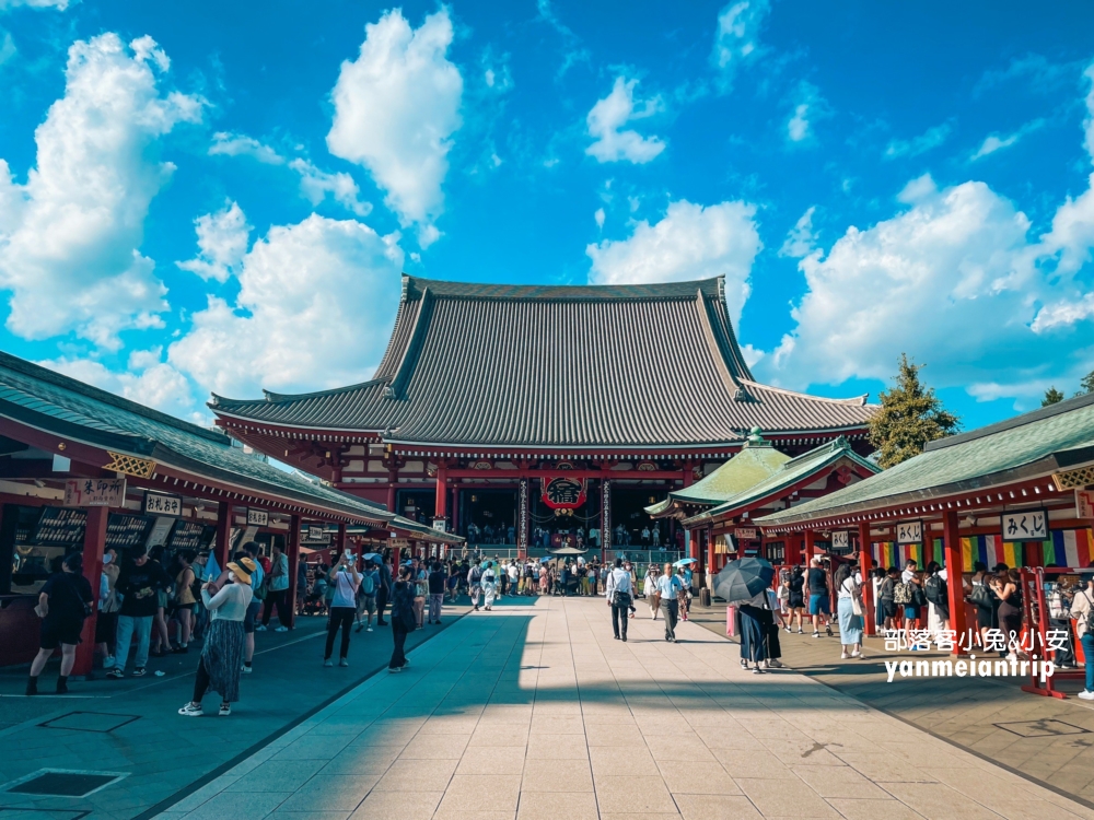 【東京淺草寺雷門】市中央最美古都寺廟，環境、必體驗、美食全攻略