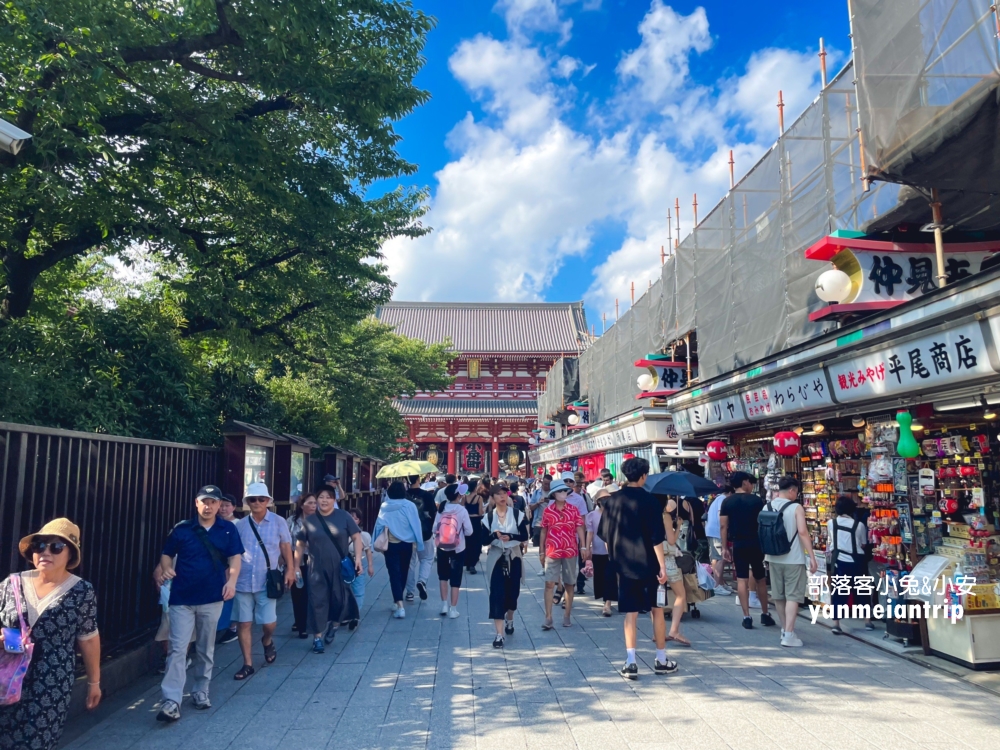 【東京淺草寺雷門】市中央最美古都寺廟，環境、必體驗、美食全攻略