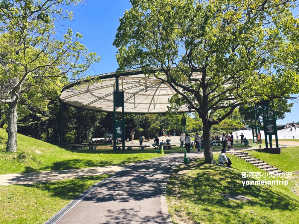 國營讚岐滿濃公園，超長滾輪溜滑梯、玩水、森林步道全都有