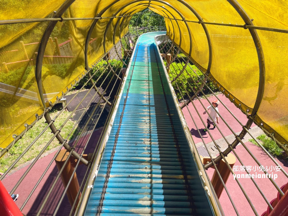 國營讚岐滿濃公園，超長滾輪溜滑梯、玩水、森林步道全都有