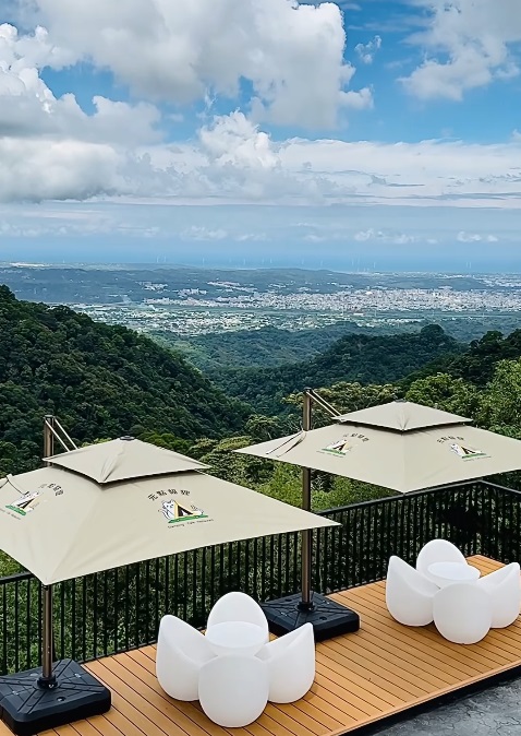 【元點貓貍休閒莊園】玻璃屋咖啡下午茶，享受山雲之間的美好時光