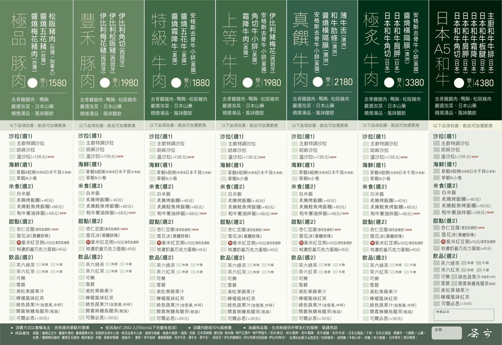 茶六燒肉堂》中清店唯美用餐環境真加分，肉的品質維持很棒(菜色介紹)