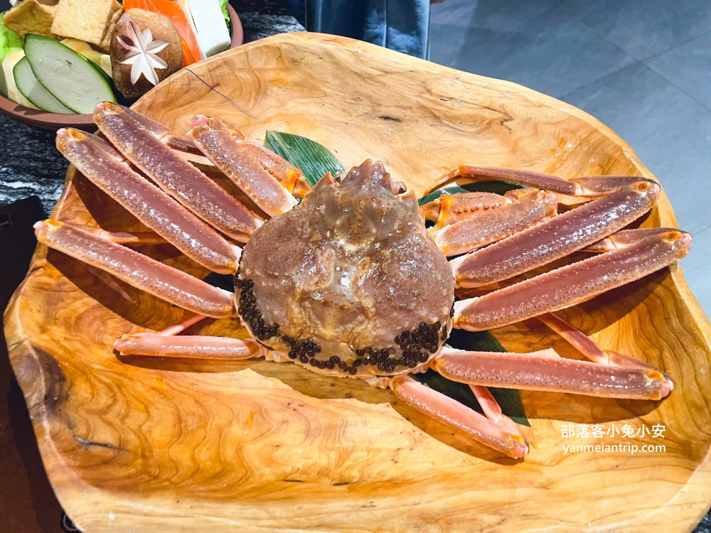 台北大安區【二本松涮涮屋】北海道松葉蟹專門店，來自日本二本松頂級鍋物名店