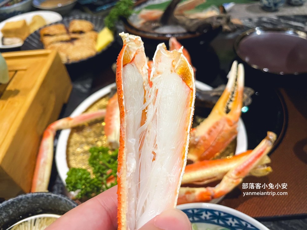 台北大安區【二本松涮涮屋】北海道松葉蟹專門店，來自日本二本松頂級鍋物名店
