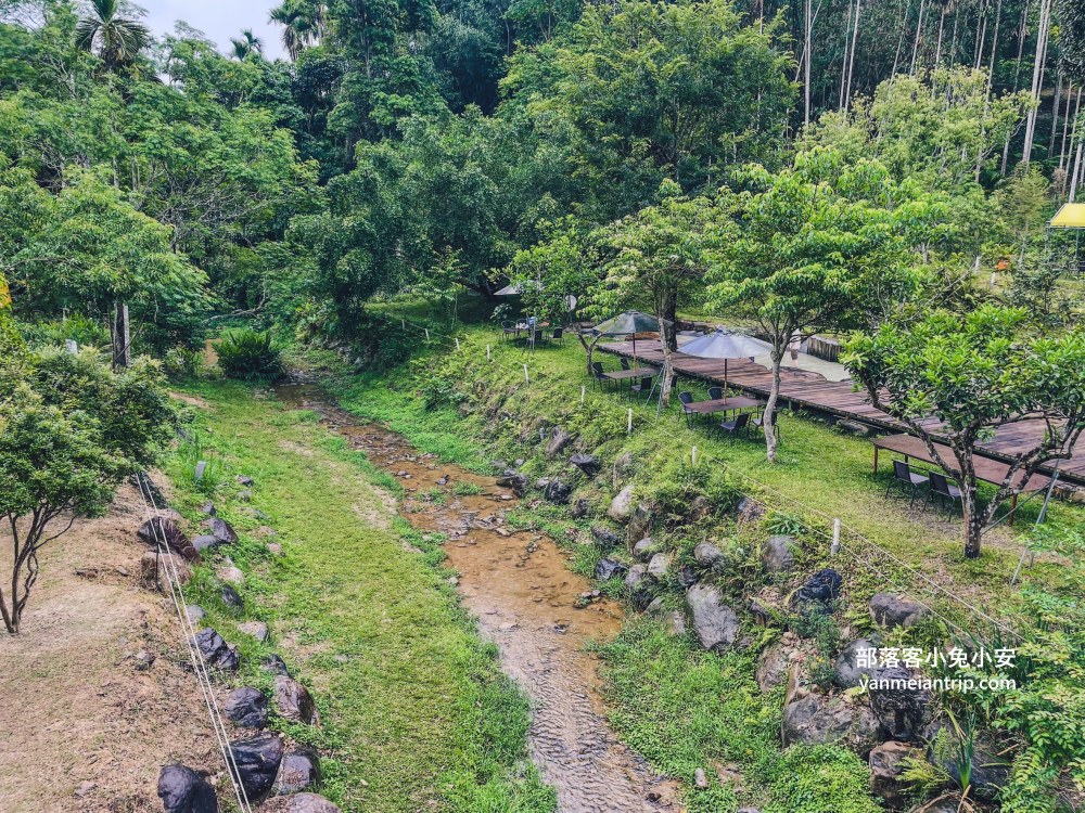 【岸境濕地莊園】森林系咖啡秘境＋山泉戲水池超療癒！