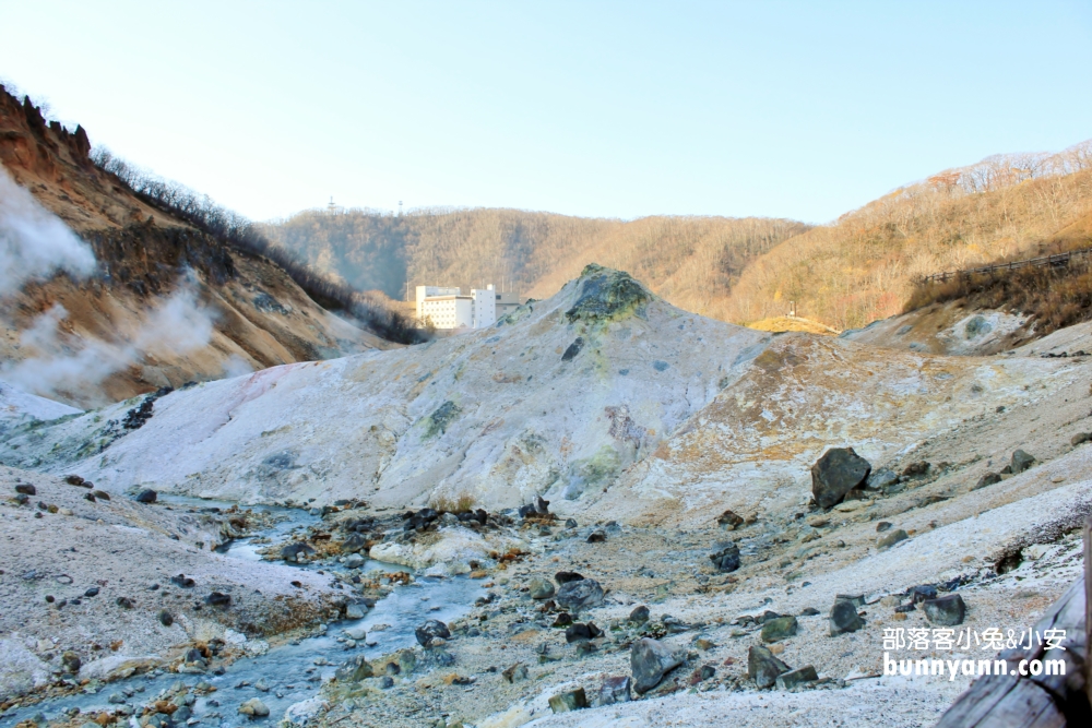 登別地獄谷｜北海道免費景點，登別溫泉鄉順遊點