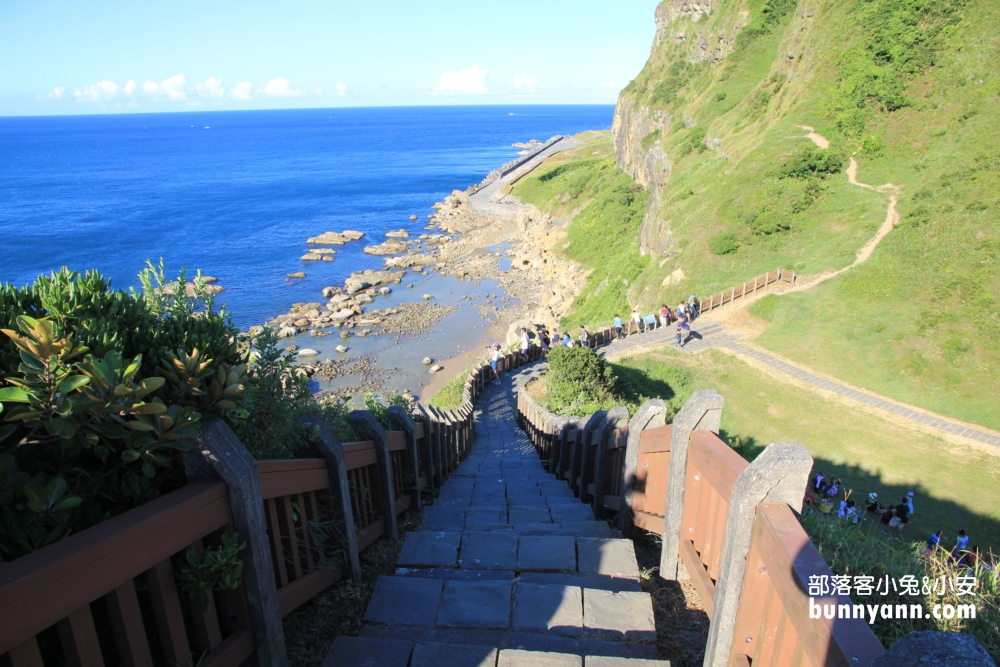 基隆景點忘憂谷(望幽谷)，通往藍海的夢幻濱海步道