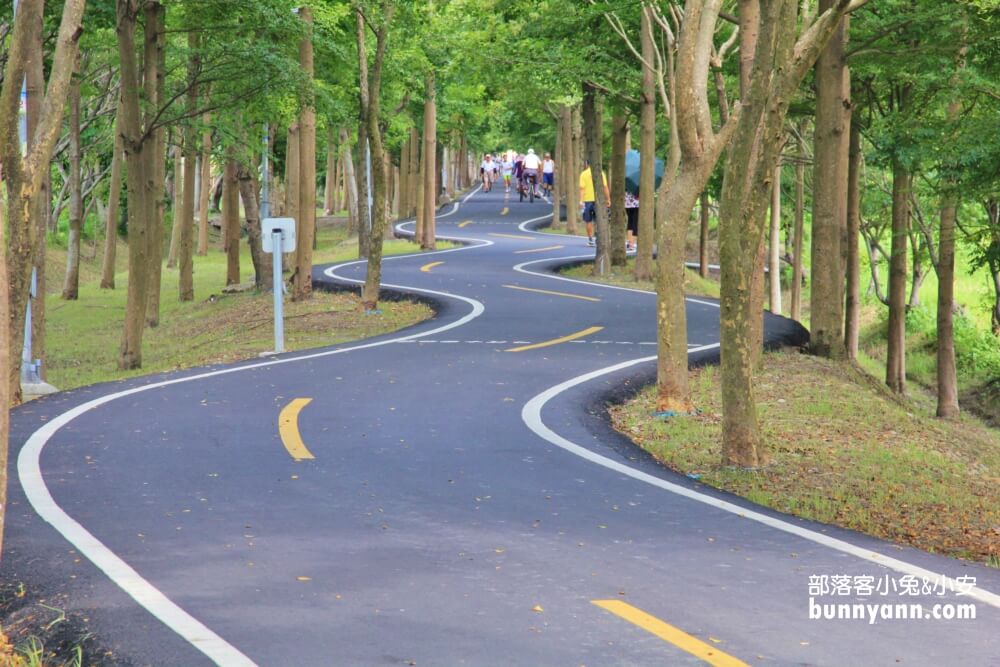 台中景點》潭雅神綠園道，美拍浪漫s彎道&波浪自行車道