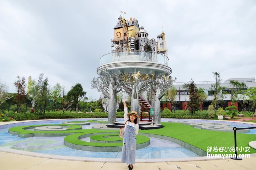 宜蘭赫蒂法莊園，夢幻漂浮空中城堡，歐洲風莊園、童話鏡池必拍場景