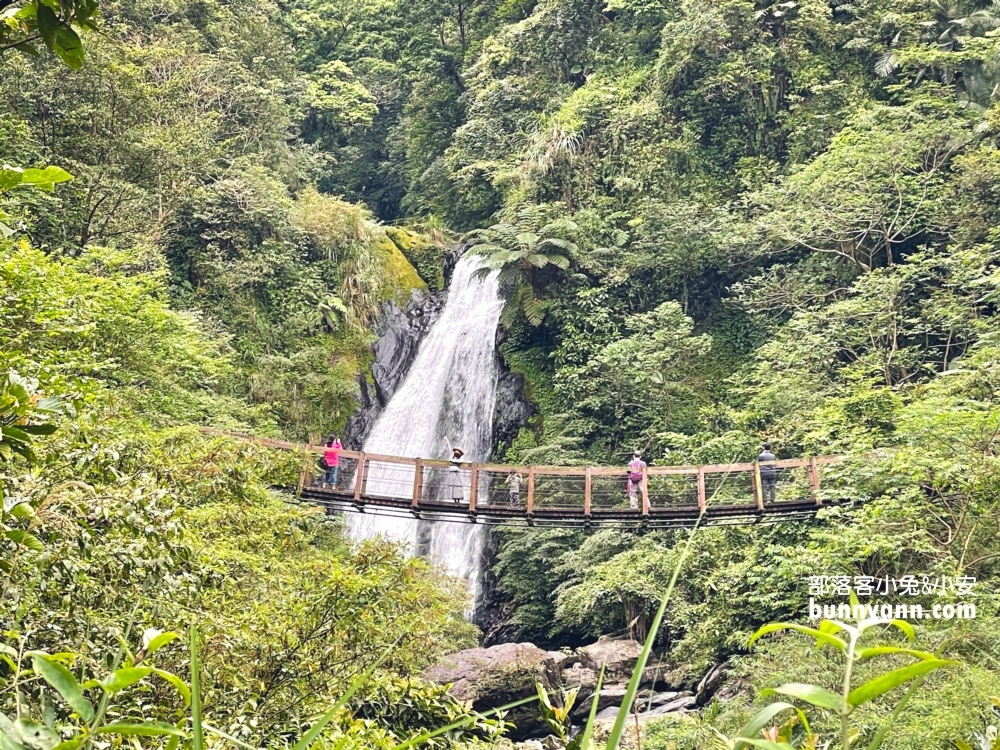 宜蘭【新寮瀑布步道】森林景色環境介紹，第一層瀑布攻略我教你