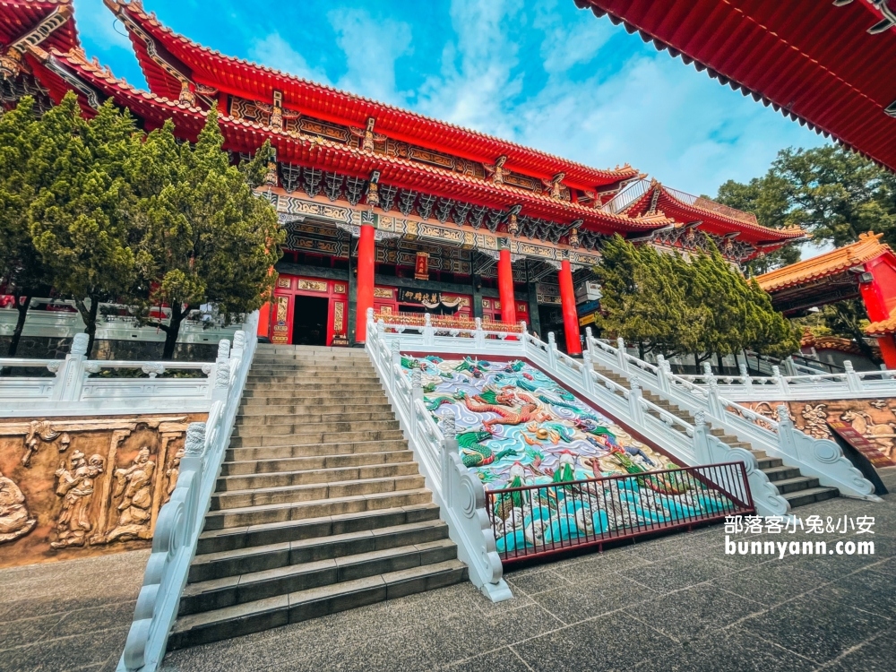 南投日月潭文武廟一日遊，來走生日階梯欣賞湖畔景色