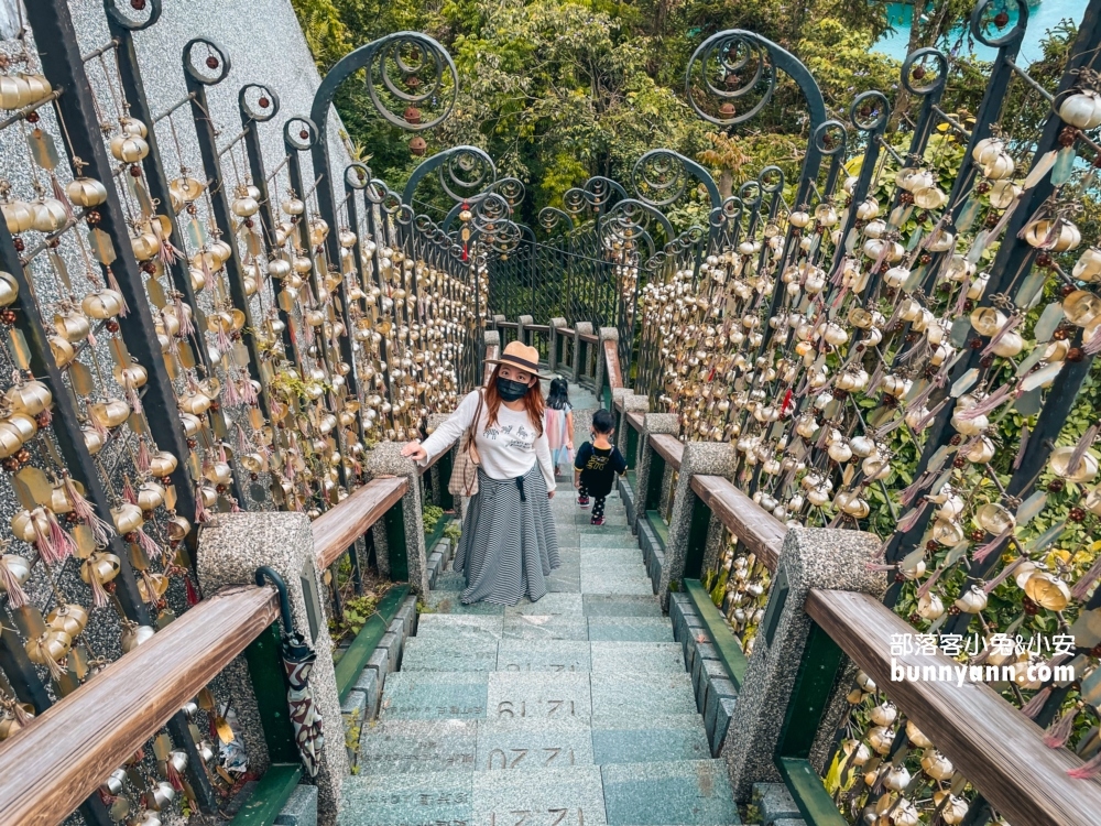 南投日月潭文武廟一日遊，來走生日階梯欣賞湖畔景色