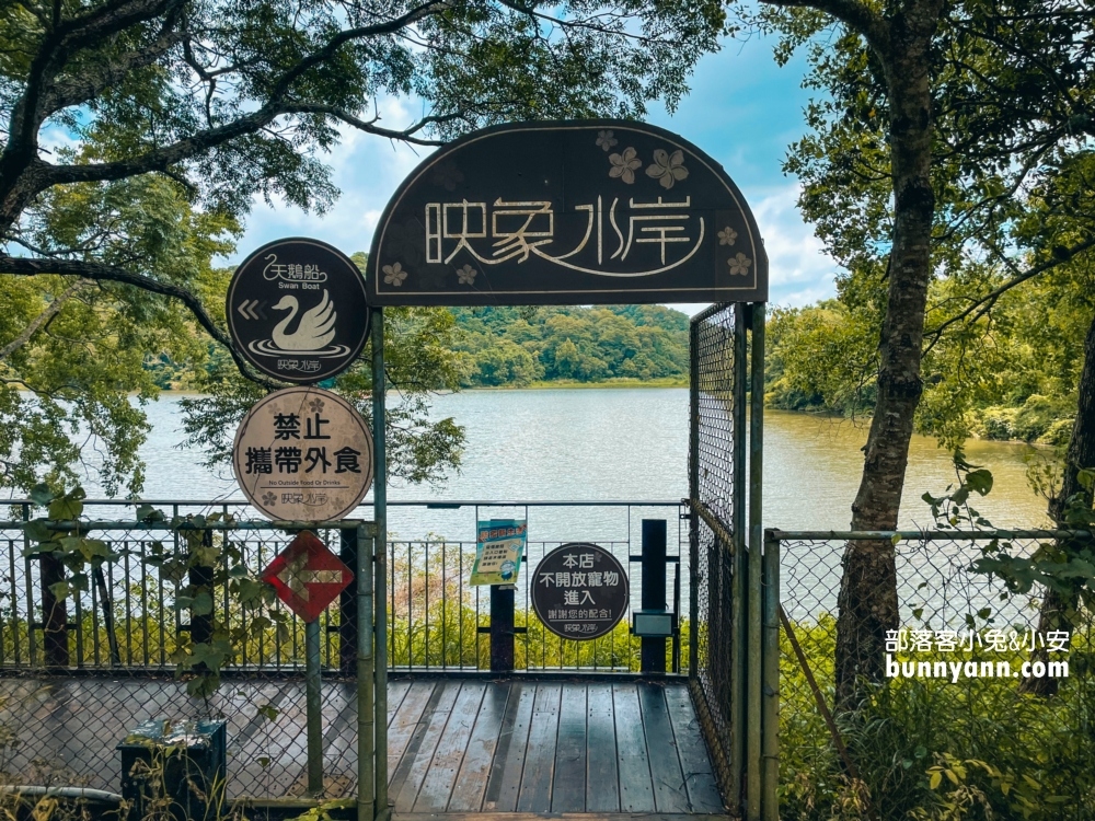 苗栗三義映象水岸私房咖啡店，欣賞唯美湖景還可以搭天鵝船遊湖