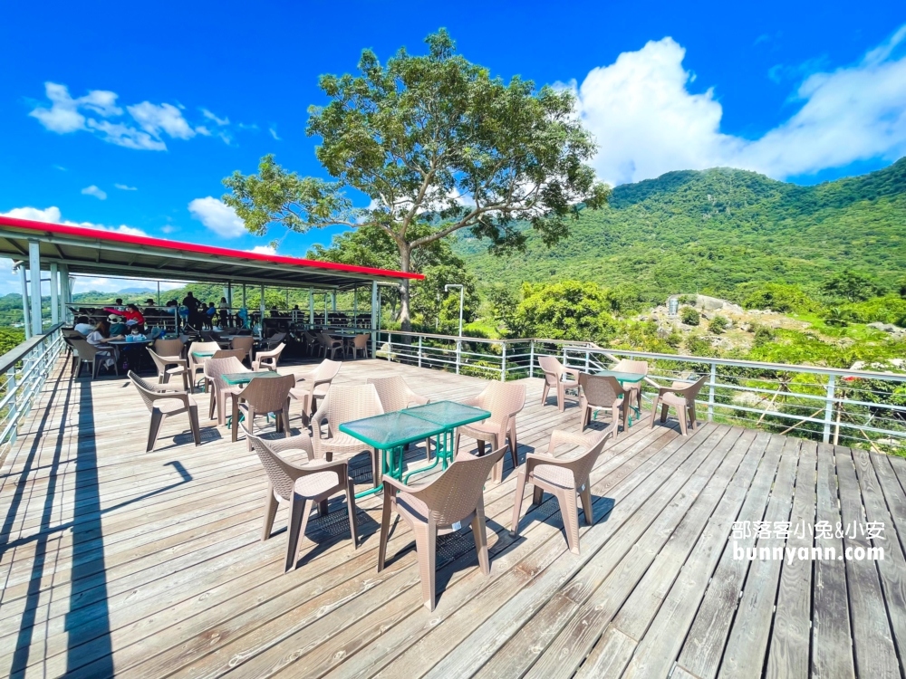 花藞藞玫瑰岩休閒農場，視野超棒的景觀餐廳，看見台東遼闊