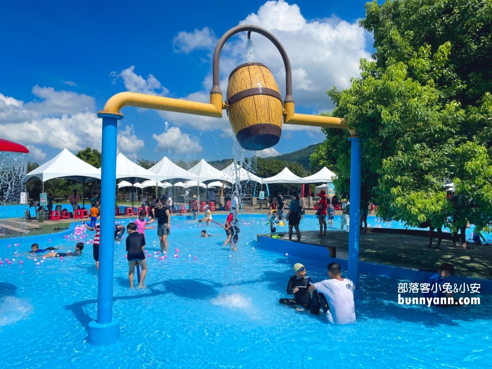 南投水里親水公園，2024水里玩水節每星期六日準時開玩