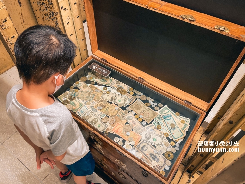 臺灣博物館》土銀展示館，神秘金庫和大恐龍化石隨你拍。