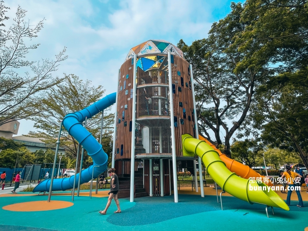 大鮪魚航海樂園，屏東東港兒童公園，超強大高塔溜滑梯