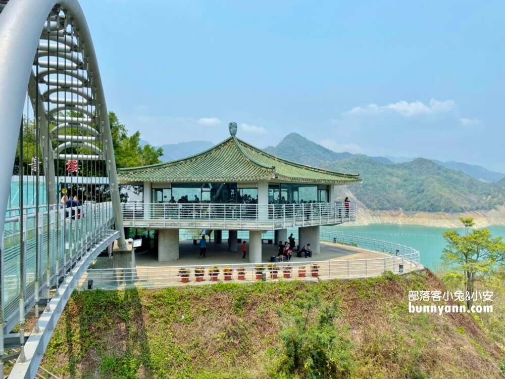 台南景點|曾文水庫觀景塔橋，360度環景視野觀景台，約會賞景好去處