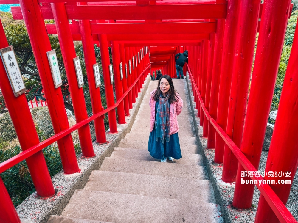 日本【元乃隅神社】美拍123座紅色的鳥居，日本最美景點之一。